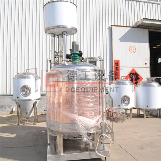 Attrezzatura da birra per microbirrificio 500L 1-2 lotti al giorno in acciaio inossidabile o rivestimento in rame