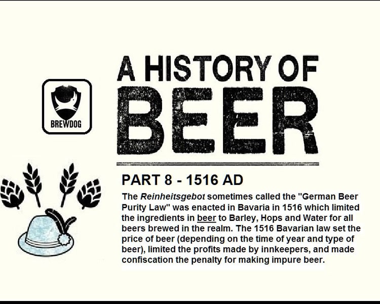 Cos'è la birra Reinheitsgebot?