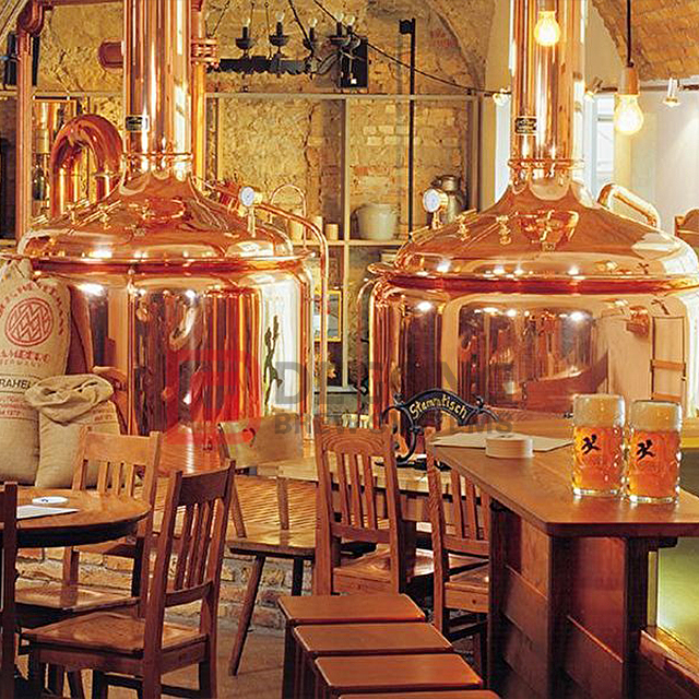 Impianto di birrificio in rame chiavi in ​​mano da 1500 litri |Produttore di attrezzature per la produzione di birra DEGONG