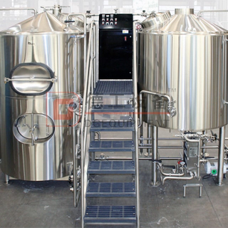 Sistema di birrificazione Nano da 500 litri 2-vessel/3-nave con riscaldamento a vapore/elettrico in acciaio inossidabile o rame rosso in vendita