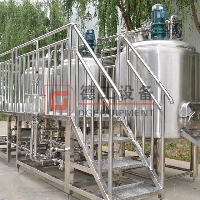 7bbl sistema di produzione della birra attrezzature per la produzione di birra linea di produzione di birra rosso rame/ss304 pub