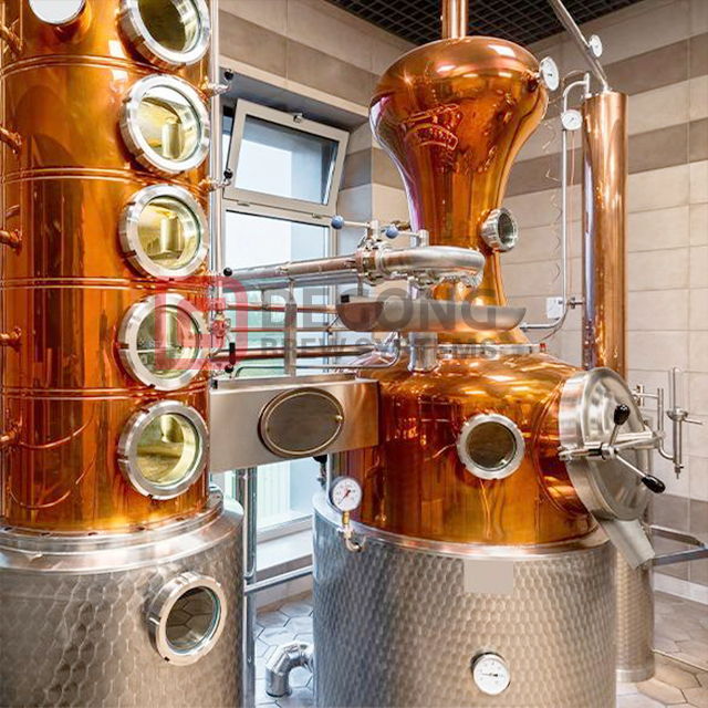 Attrezzatura per la distillazione del rame del whisky del rum della vodka di gin/alambicco 1000L