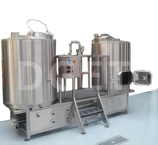 Sistema di produzione di birra su misura 500L 2 Vessel Beer Brew Kettle Craft Micro Brewery Equipment in vendita