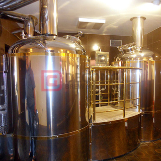 Macchina per la produzione di birra artigianale personalizzata di alta qualità in rame rosso 1500L