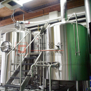 Progetto chiavi in ​​mano del pub da 500 litri Sistema di produzione della birra Birra artigianale Birrificio Ss Fermentatore di birra in vendita