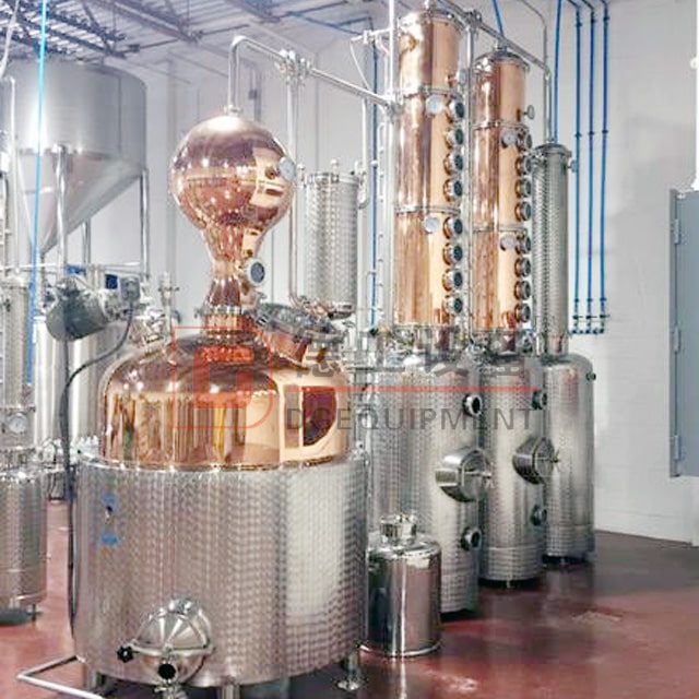 300L Micro distilleria attrezzature alcol materiale di alta qualità Sistemi di distillazione DEGONG