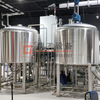 Sistema di fermentazione della birra 2000L Birrificio a 3 recipienti con serbatoio di fermentazione a doppia parete con riscaldamento a vapore in vendita