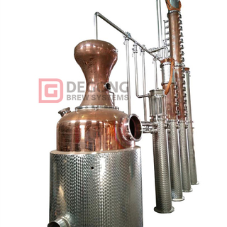 Attrezzatura per la distillazione del rame del gin del whisky da 1000 litri