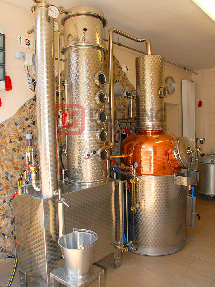 Applicazione del sistema di distillazione nell'industria