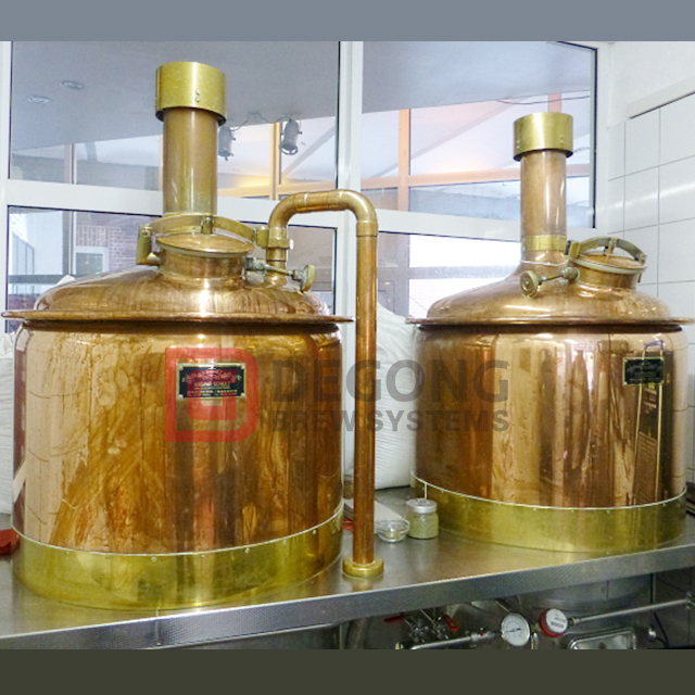 Sistema di fermentazione in micro rame con barra da 500 litri La migliore attrezzatura per la produzione di birra da acquistare