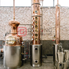 Distillatore di alcol per brandy di vodka con attrezzature per distilleria di gin di rame elettrico da 300 litri in vendita
