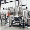Sistema di produzione della birra da 1200 litri con serbatoio di fermentazione conico in acciaio inossidabile con riscaldamento a vapore in vendita