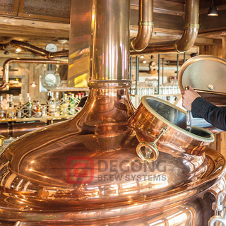 Sistema di produzione di birra micro chiavi in ​​mano in rame rosso 1000L 10HL in Germania