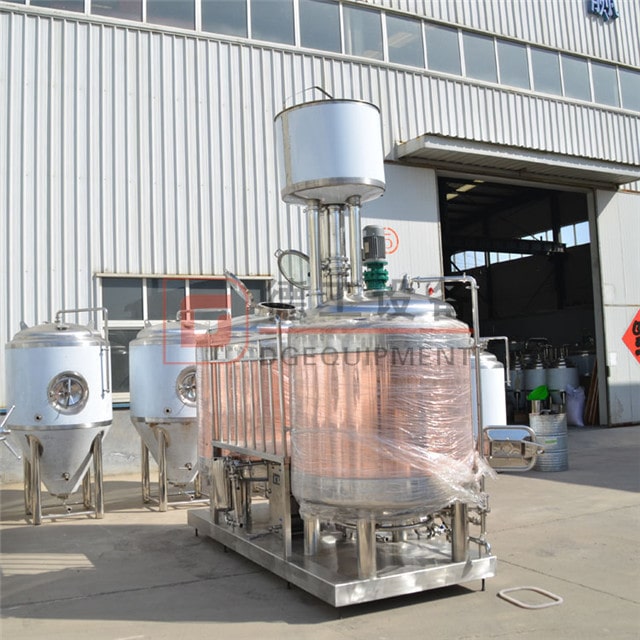 Attrezzatura da birra per microbirrificio 500L 1-2 lotti al giorno in acciaio inossidabile o rivestimento in rame